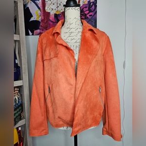 Philosophy Suede Wrap Jacket